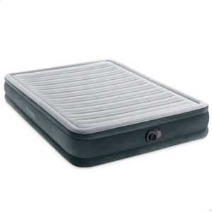 Colchón hinchable doble INTEX Deluxe Comfort-Plush Mid-Rise Queen para invitados
