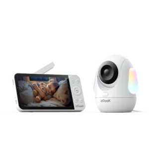 Vigilabebés ieGeek Baby 5 con cámara y pantalla para supervisión del bebé