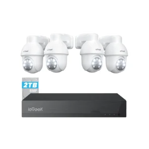 Sistema de cámaras de seguridad PoE ieGeek IE82 para videovigilancia del hogar